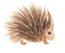 Lucite Holder with Notes - Porcupine