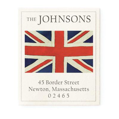 Return Address Label - Union Jack