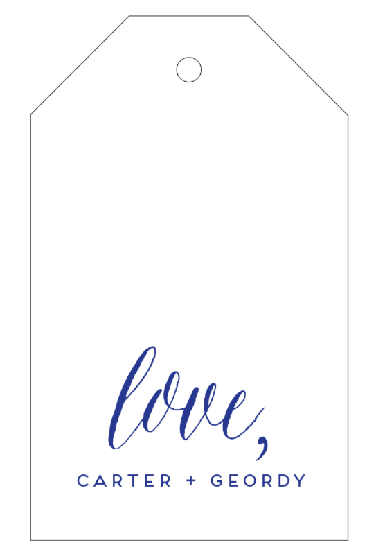 Letterpress Tag - T138