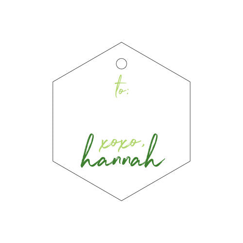 Letterpress Tag - T119