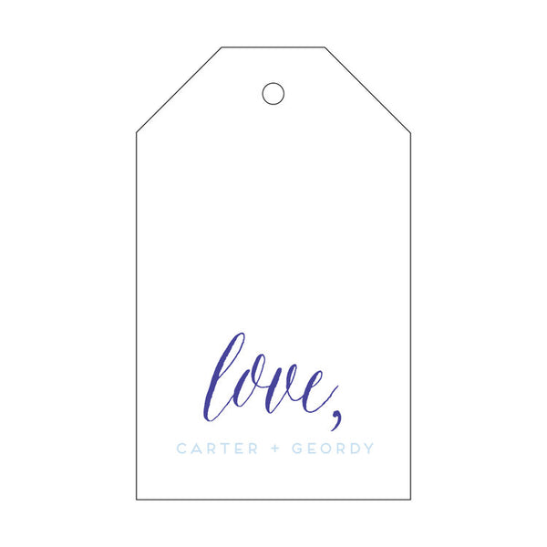 Letterpress Tag - T138