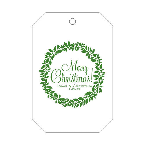 Letterpress Tag Holiday- T67