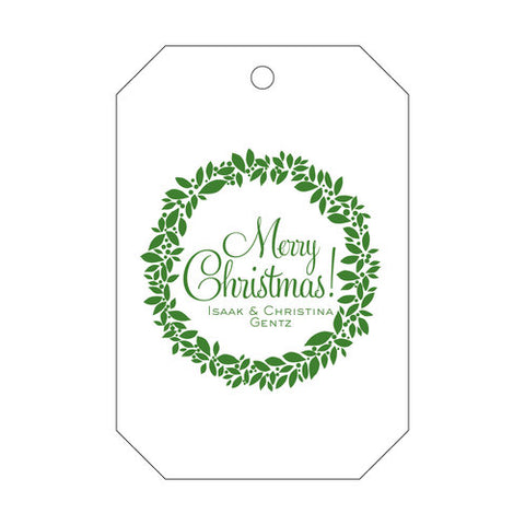 Letterpress Tag Holiday- T67