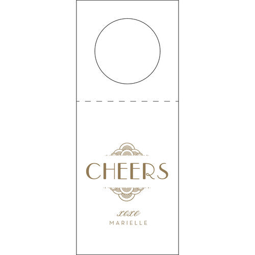 Letterpress Wine Tag - W181