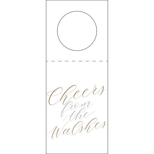 Letterpress Wine Tag - W370