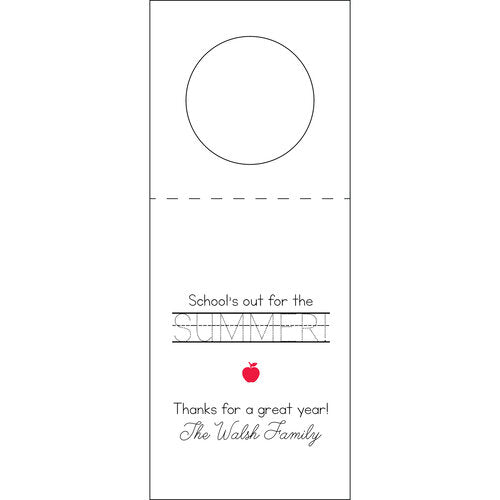 Letterpress Wine Tag - W375