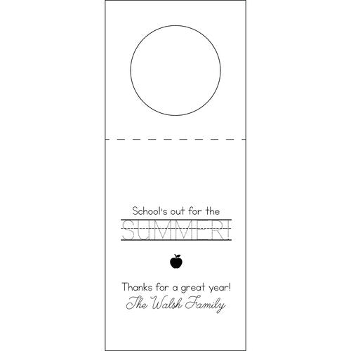 Letterpress Wine Tag - W375