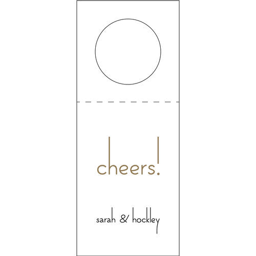 Letterpress Wine Tag - W377