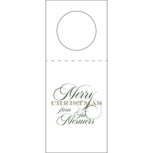 Letterpress Wine Tag - W400