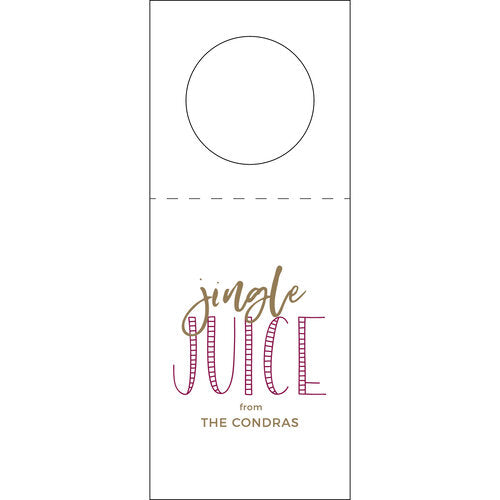 Letterpress Wine Tag - W404