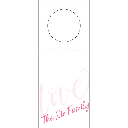 Letterpress Wine Tag - W452