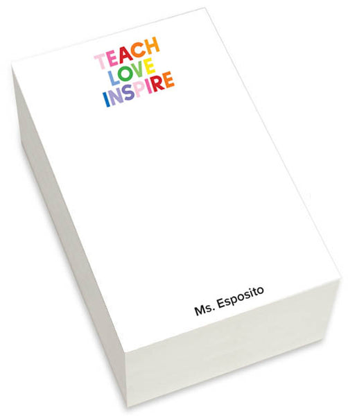 Chunky Notepad - Teach Love Inspire