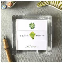 Lucite Holder with Notes - Pickelball