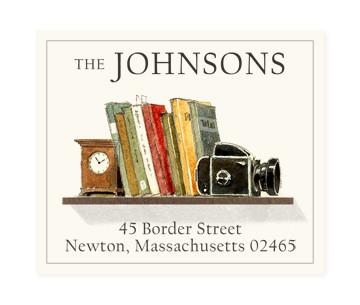 Return Address Label - Book Society
