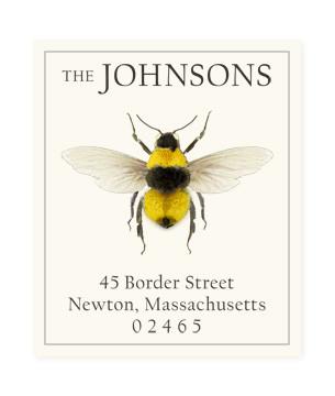Return Address Label - Bumblebee