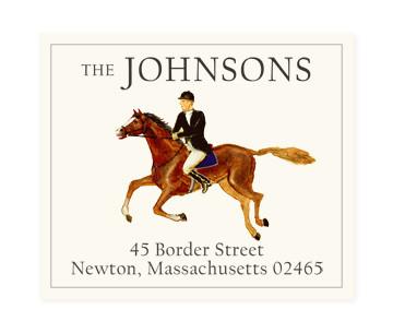 Return Address Label - Cantering