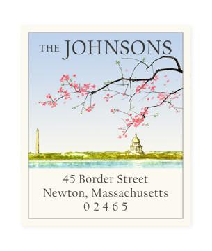 Return Address Label - Capital Blossoms