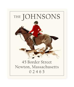 Return Address Label - Chasing Fox