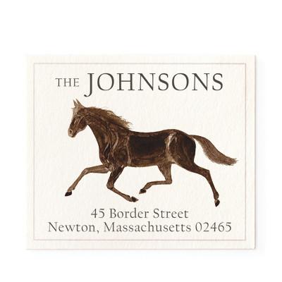 Return Address Label - Chestnut