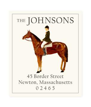Return Address Label - Halted Rider