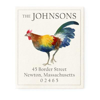 Return Address Label - Italian Rooster