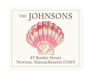 Return Address Label - Pink Tinged