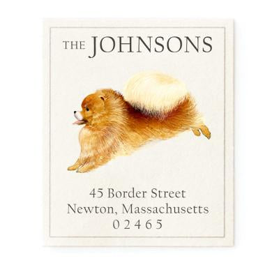 Return Address Label - Pomeranian