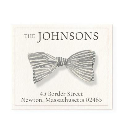 Return Address Label - Seersucker
