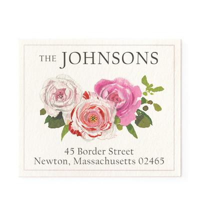 Return Address Label - Three Roses