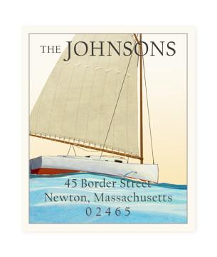 Return Address Label - Yachting