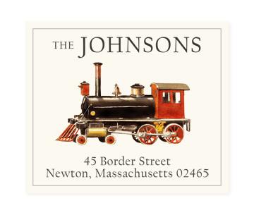 Return Address Label - All Aboard