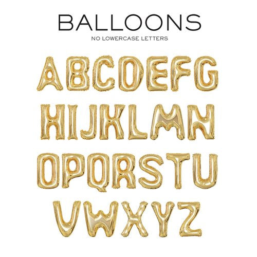 Notepad Balloon Letters