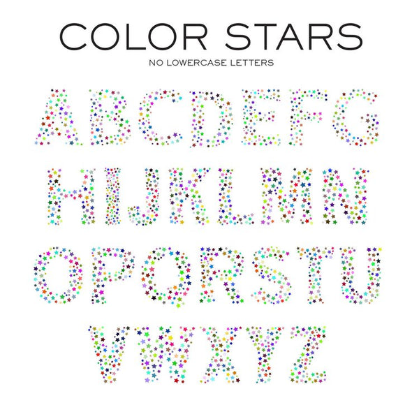 Notepad Colorful Stars