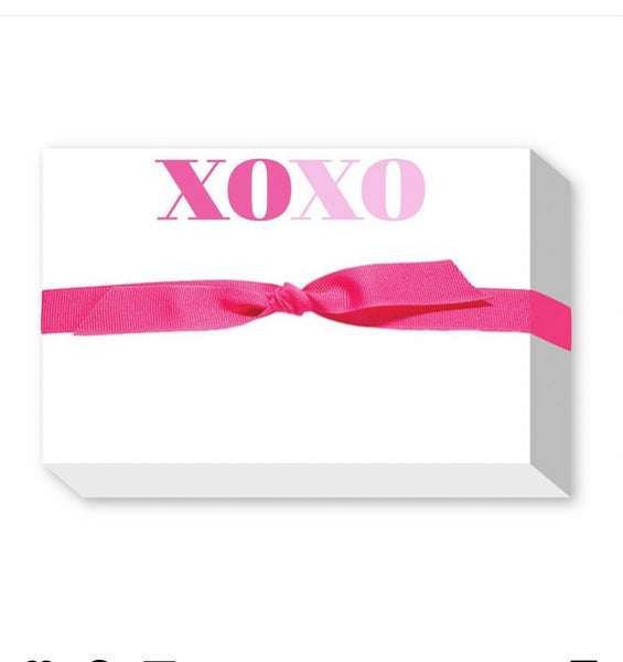 Notepad - Big and Bold XOXO💗