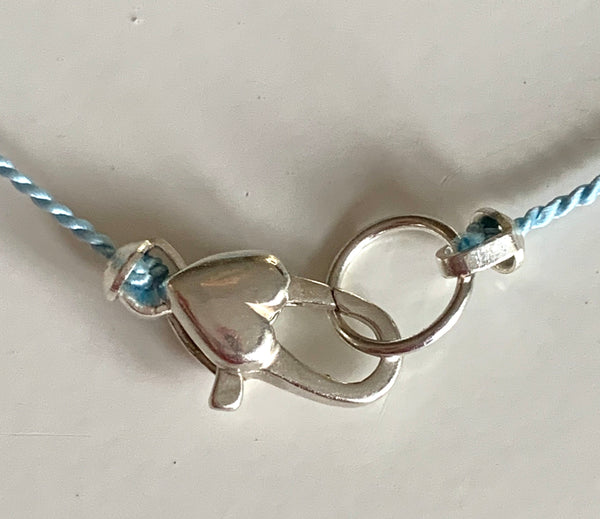 Necklace Floating Crystals - Turquoise
