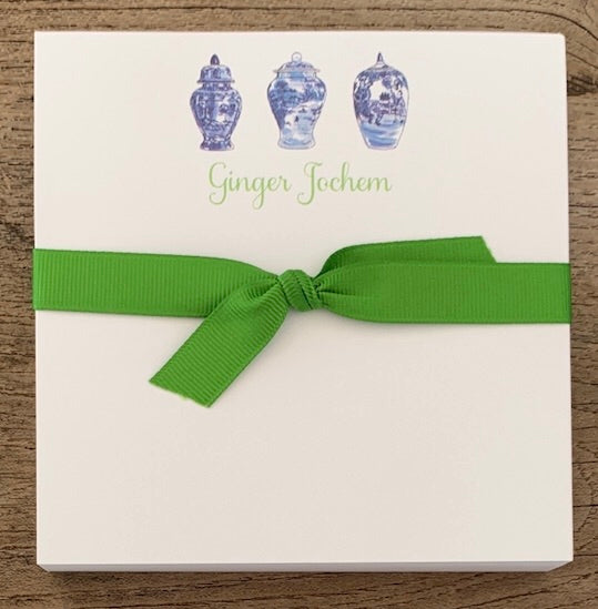 Chubbie Notepad Ginger Jars Personalized