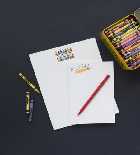 Notepad Custom Crayons NP-112